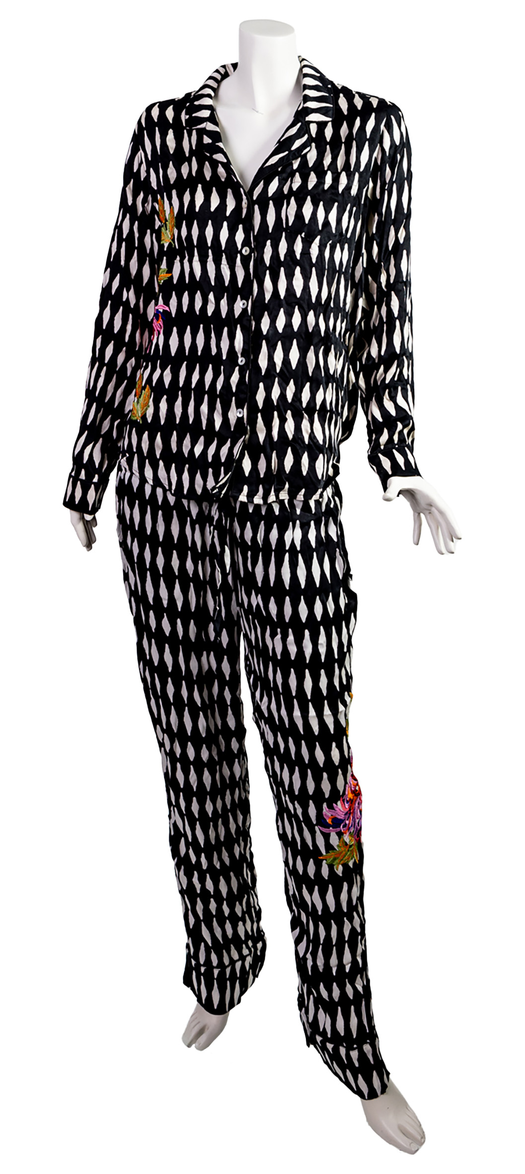 les-ottomans-pigiama-ricamato-pj10-pyjama-set-2-teilig image 2