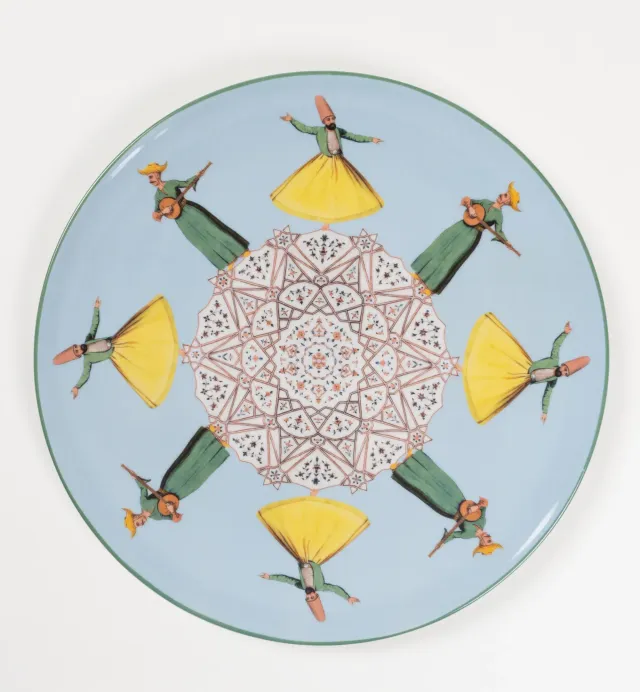 les-ottomans-costantinopoli-porzellan-dessertteller-vito-nesta-design image 1