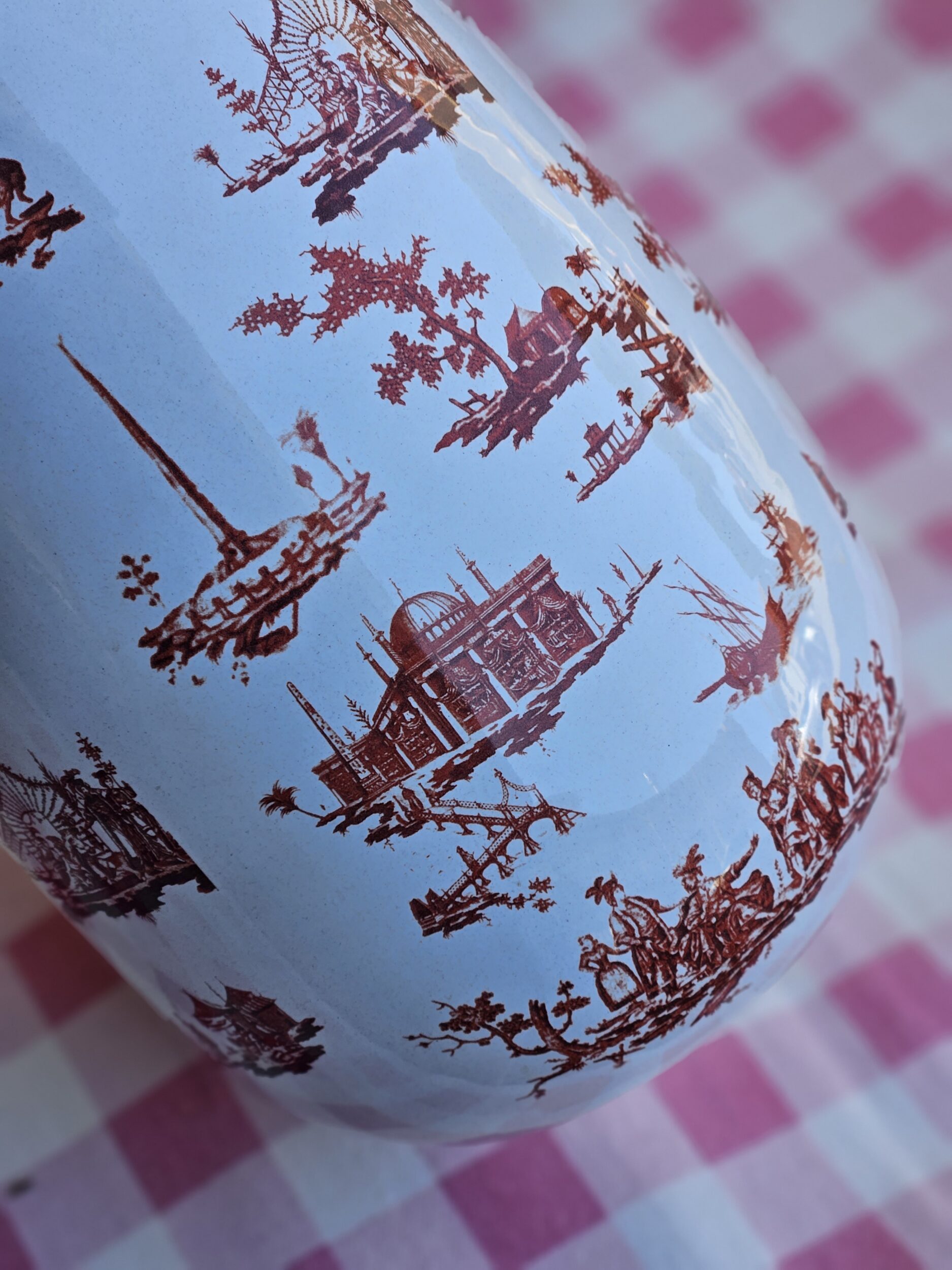 les-ottomans-keramikvase-mit-handaufgebrachter-decal-verzierung image 2