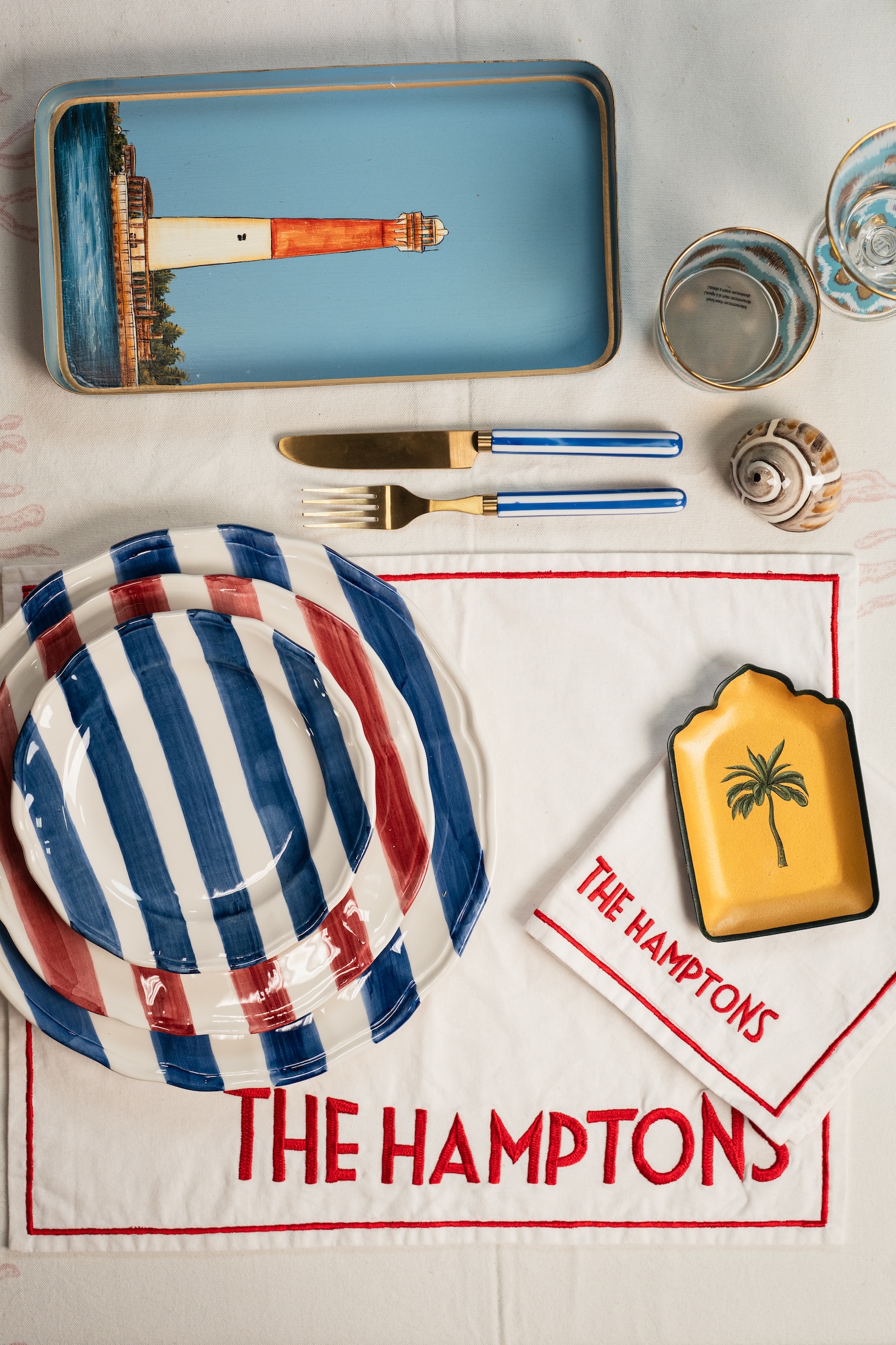 les-ottomans-the-hamptons-set-platzset-serviette-baumwolle-bestickt image 2