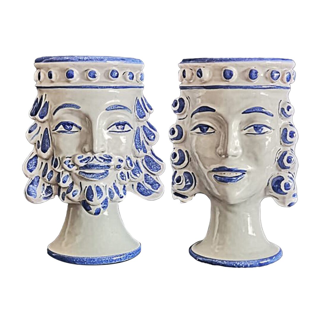 les-ottomans-an-italian-heritage-testa-di-moro-keramikvase-handgemacht-sizilien image 1