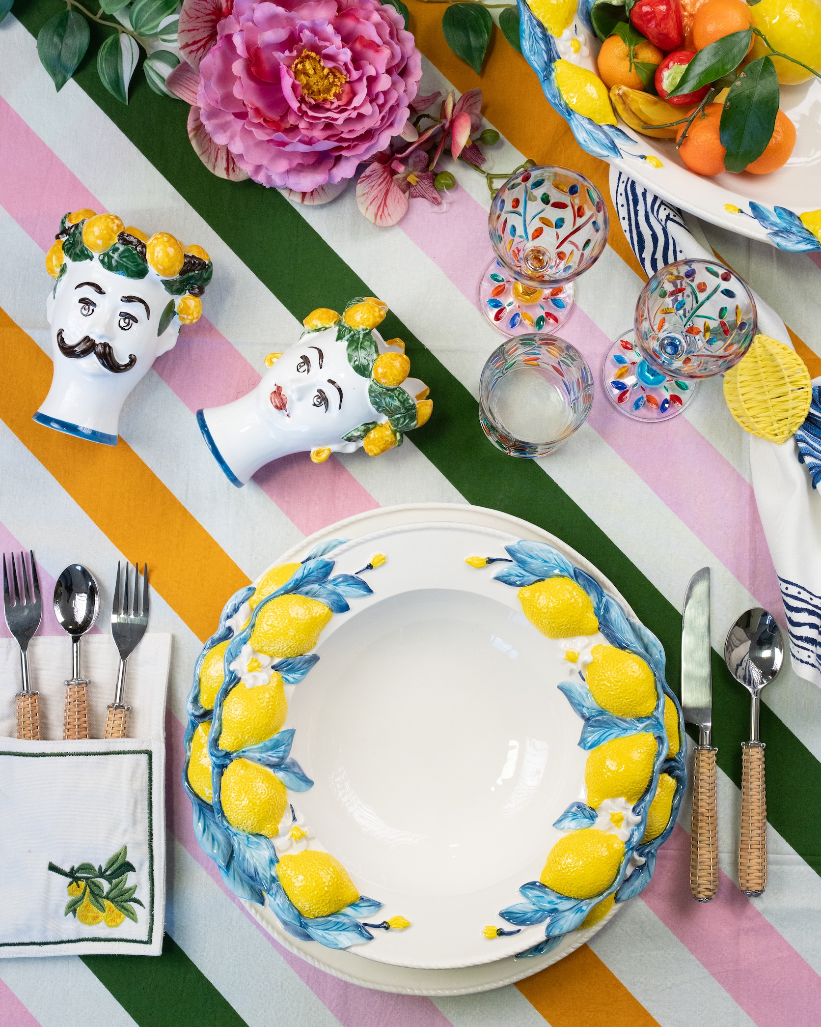 les-ottomans-limoni-blu-lmnb03-pastateller-aus-keramik-handbemalt image 3