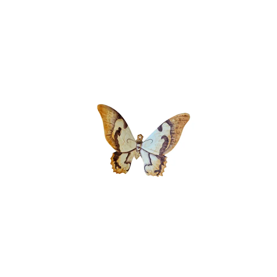 les-ottomans-farfalla-deko-schmetterling-keramik-klein-handbemalt image 1
