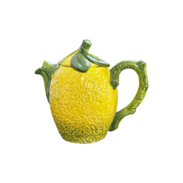 les-ottomans-lemon-teekanne-aus-keramik-handbemalt image 1