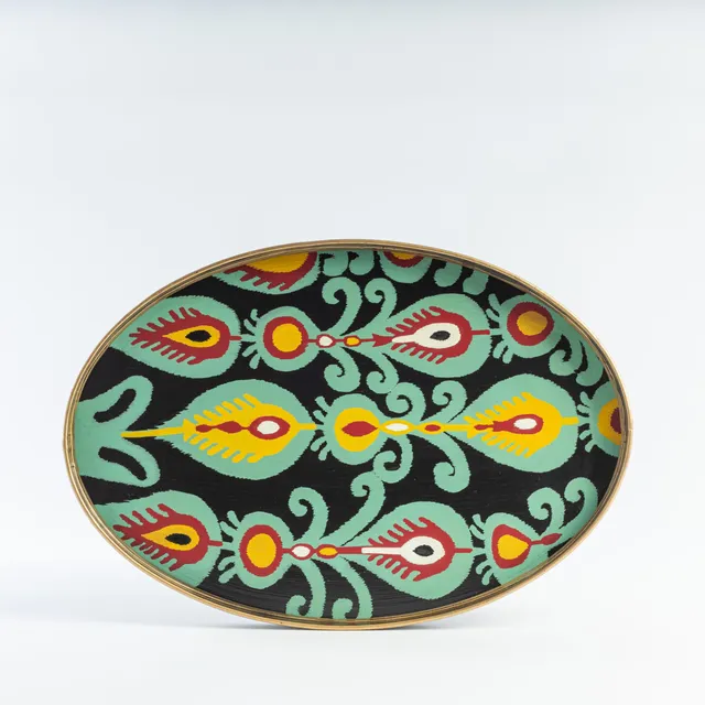 les-ottomans-ikat-it02-tablett-aus-handbemaltem-eisen image 1