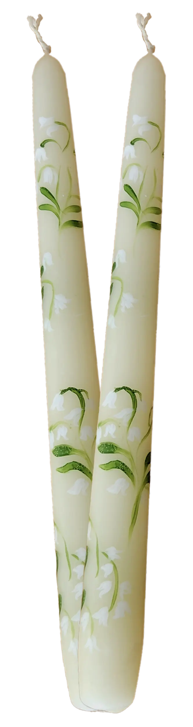 les-ottomans-lily-of-the-valley-stabkerze-handbemalt-aus-wachs image 1