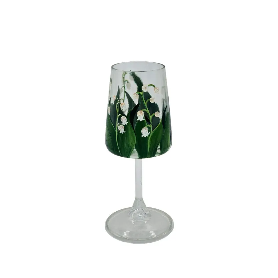 les-ottomans-lily-deko-glas-handbemalt image 1