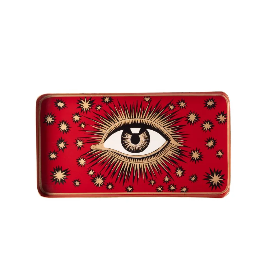 les-ottomans-all-seeing-eye-tablett-aus-eisen-rot-handbemalt image 1