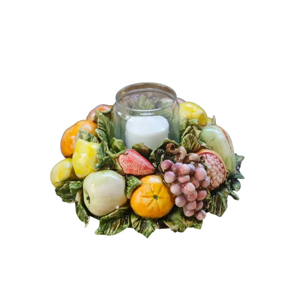 les-ottomans-wcp02-winter-kranz-centerpiece-aus-handbemalter-keramik image 1