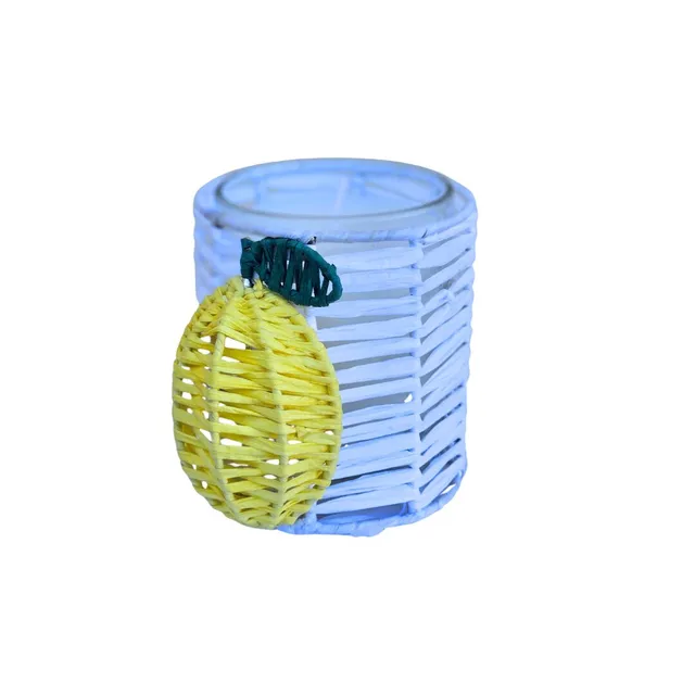 les-ottomans-rafia-kerzenhalter-limone-menl01 image 1