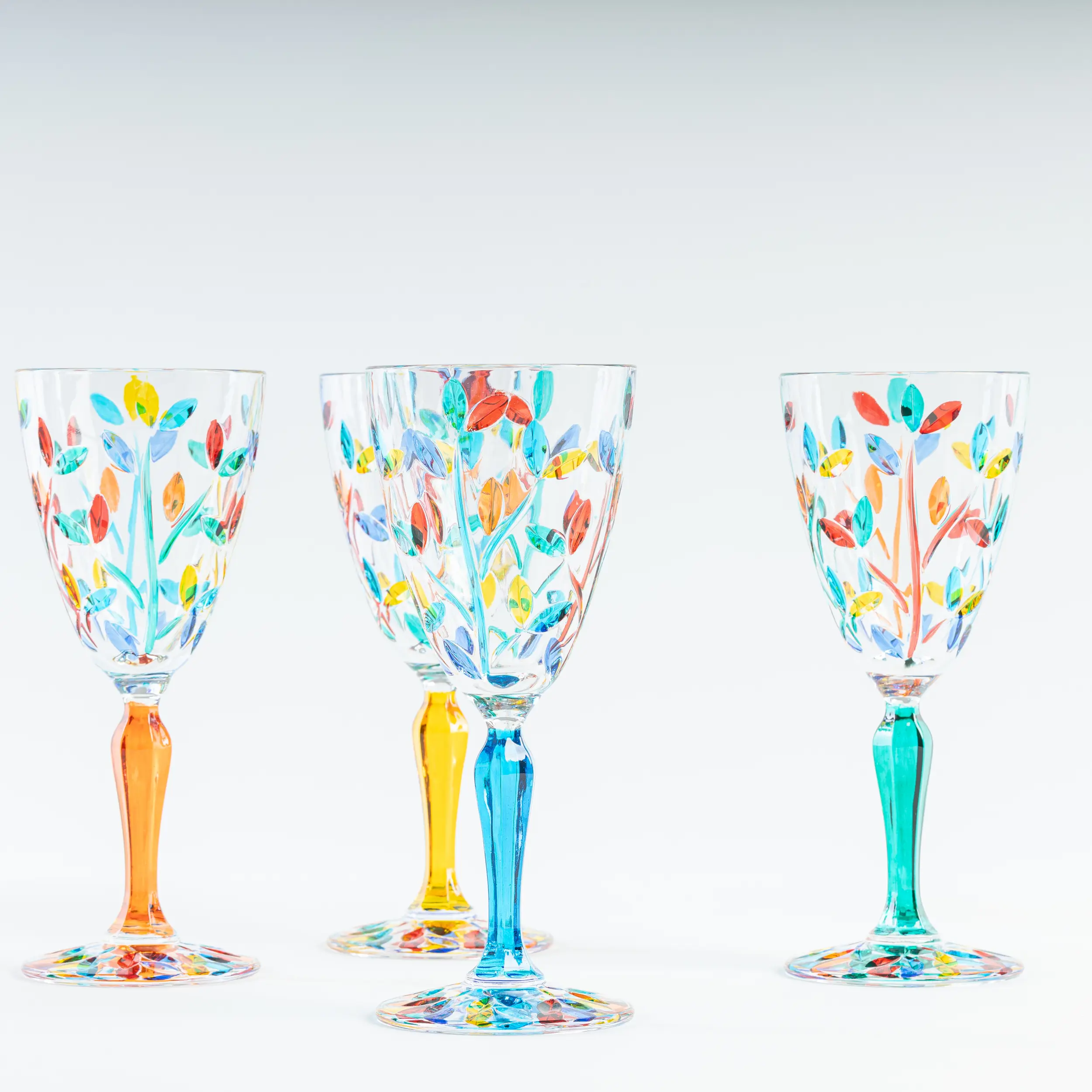 les-ottomans-weinkelche-kristall-multicolor-set-4-teilig image 1