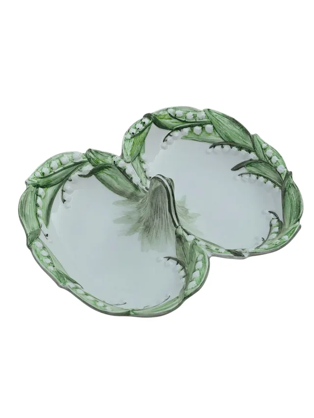 les-ottomans-lily-of-the-valley-antipasti-set-keramik-handbemalt image 1