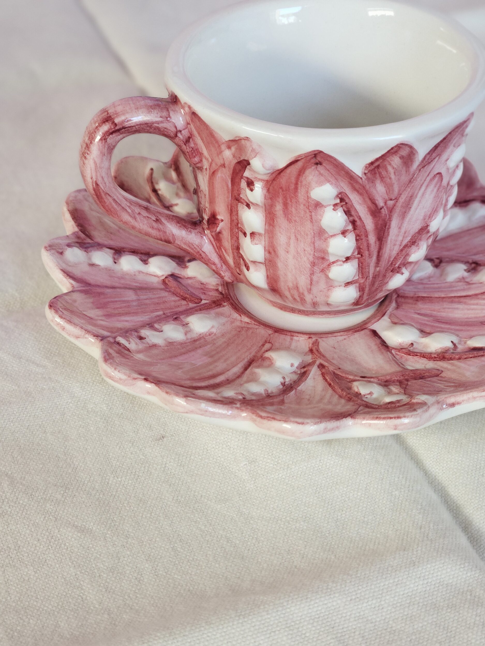 les-ottomans-lily-of-the-valley-espressotasse-mit-untertasse-rosa-keramik image 2