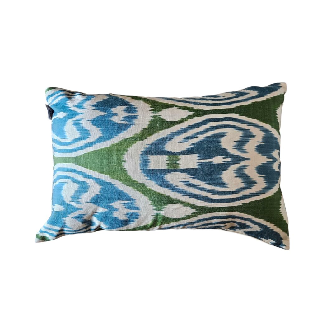 les-ottomans-kissenbezug-seide-ikat-s600 image 1