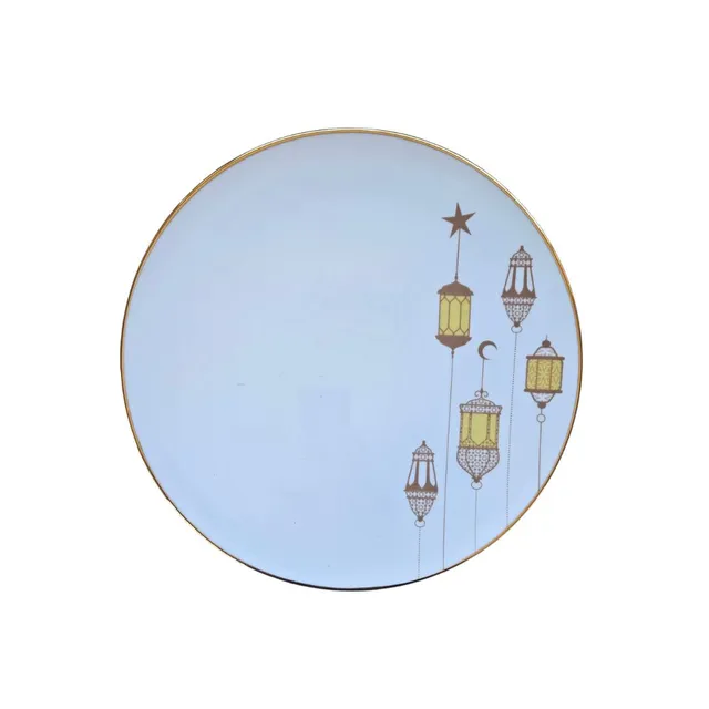 les-ottomans-flacher-teller-porzellan-lanterna-gelb image 1