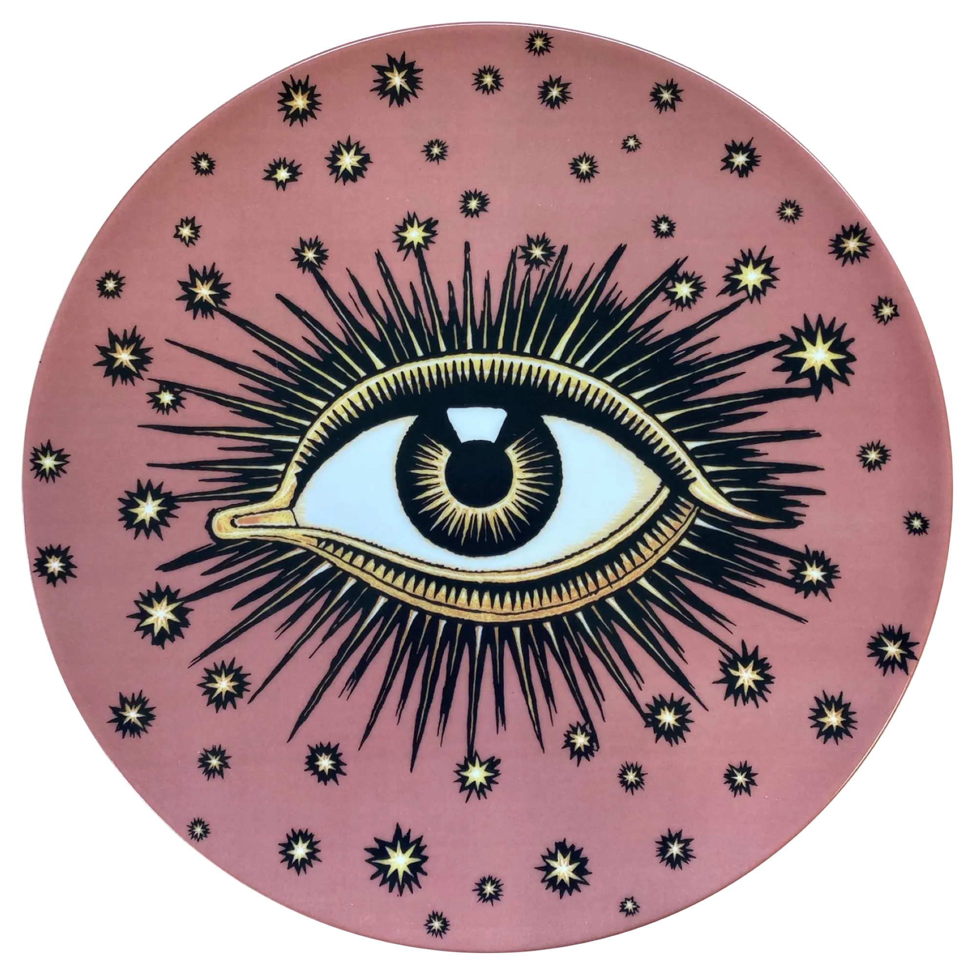les-ottomans-eye-dessertteller-rosa-aus-porzellan image 1