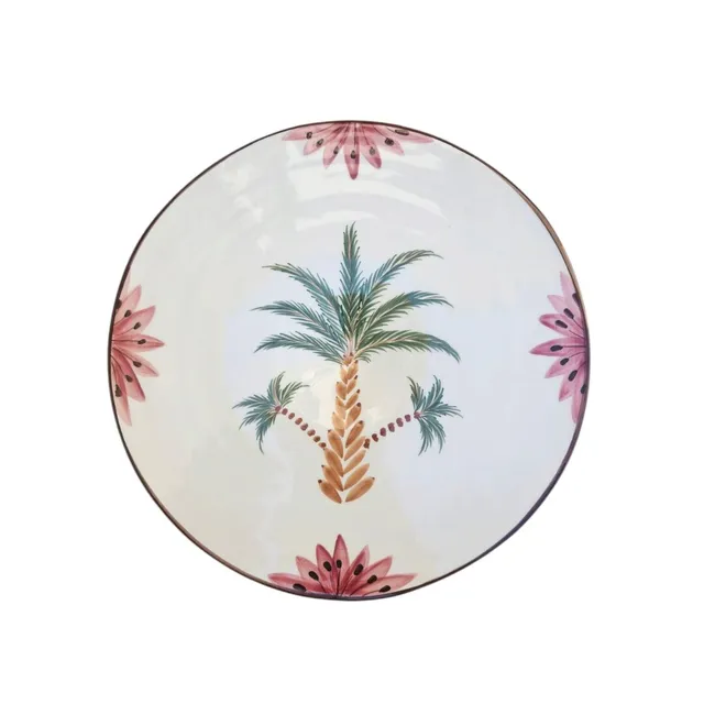 les-ottomans-the-dates-tree-flacher-teller-keramik-handbemalt image 1