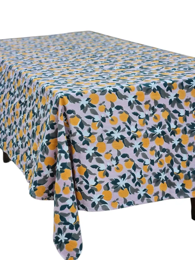 les-ottomans-tovaglia-tischdecke-aus-baumwolle-hand-blockdruck image 1