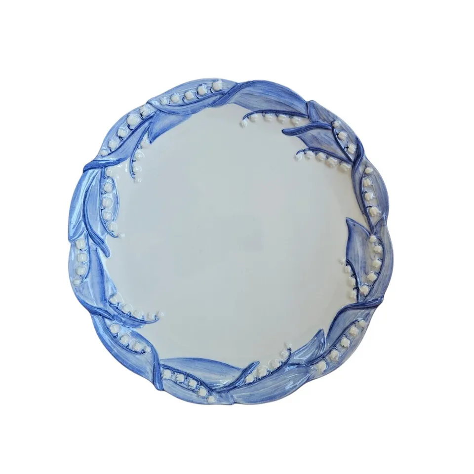 les-ottomans-lily-of-the-valley-essteller-aus-handbemalter-keramik-2er-set image 1