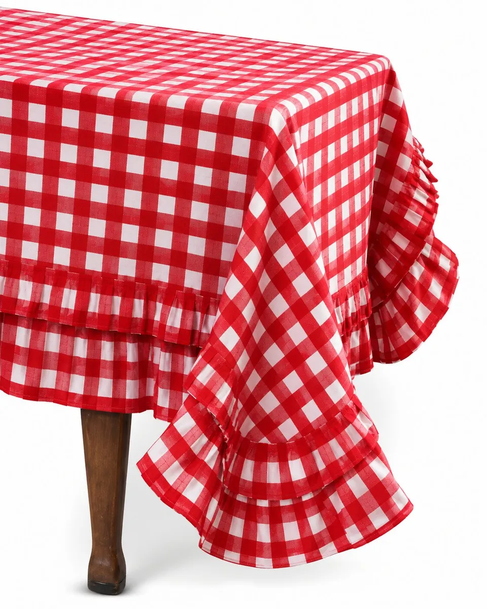 les-ottomans-ikb91-tischdecke-aus-handbedruckter-baumwolle image 1