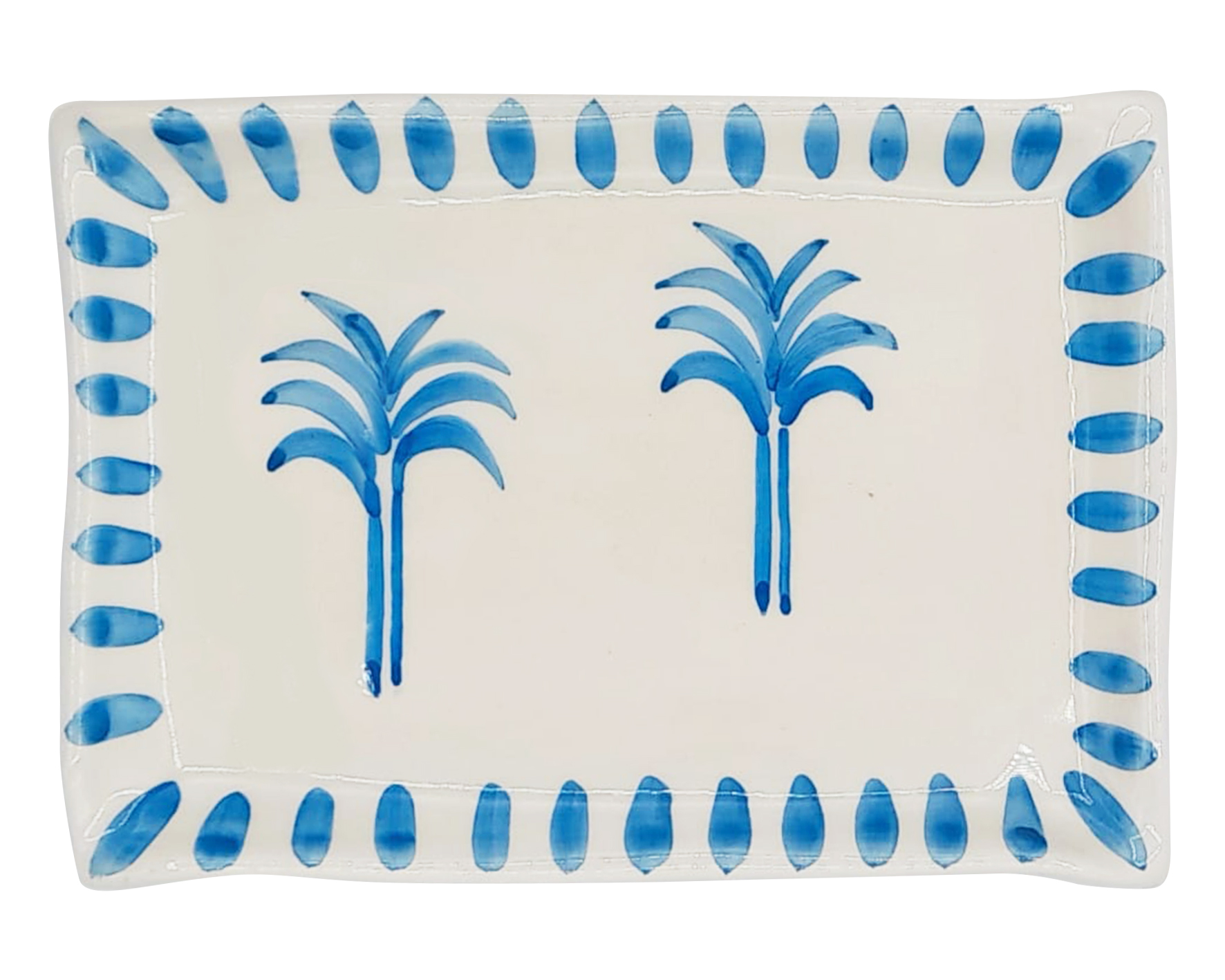 les-ottomans-palms-tpct01-tablett-keramik-klein-blaue-palmen image 1
