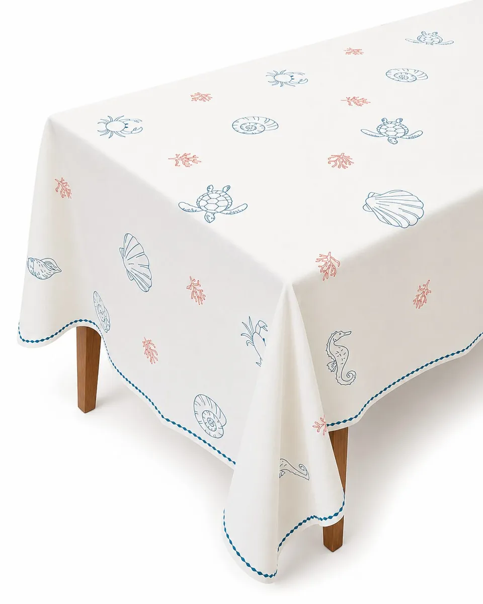les-ottomans-ebt28-tischdecke-baumwolle-bestickt image 1