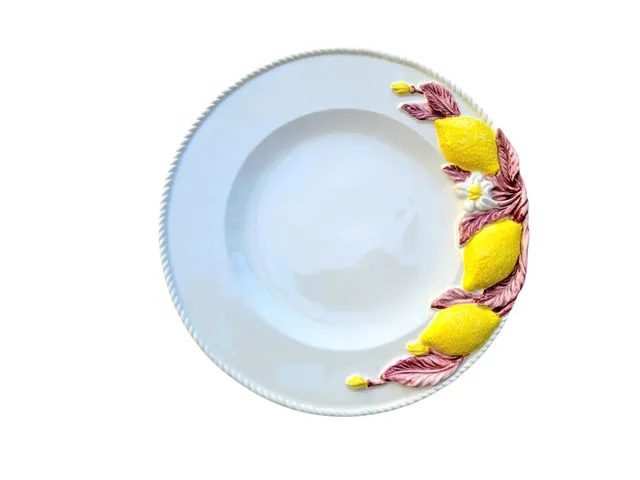 les-ottomans-salatteller-limoni-rosa-lmnp12-handbemalte-keramik image 1