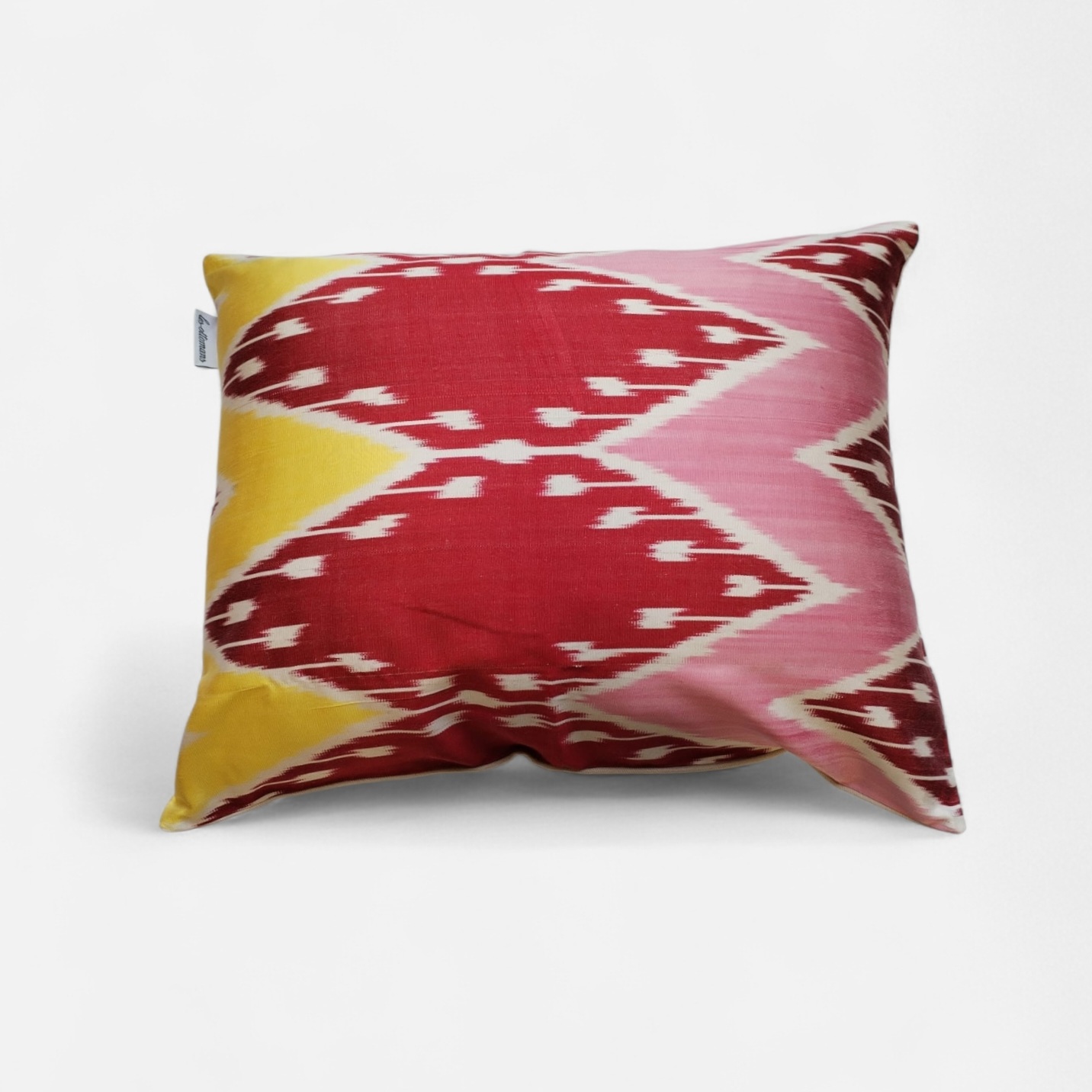 les-ottomans-ikat-kissenbezug-seide-handgemacht image 1