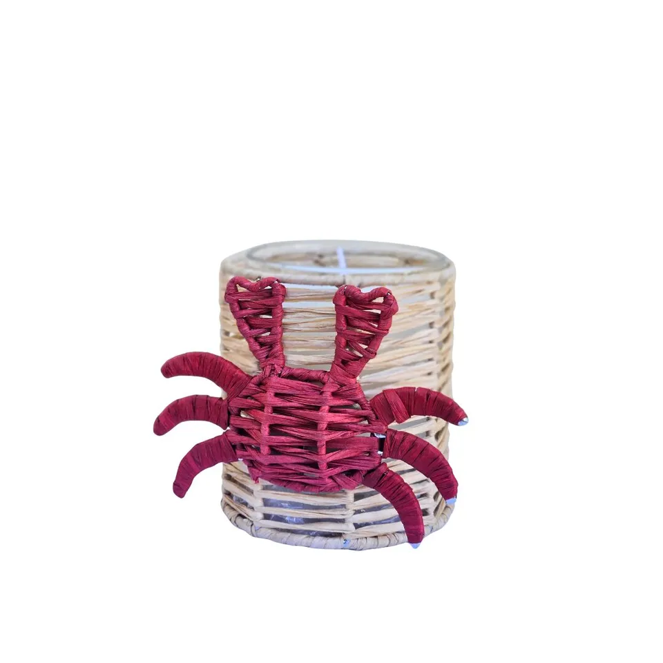 les-ottomans-menl03-kerzenhalter-raffia-krabbe image 1