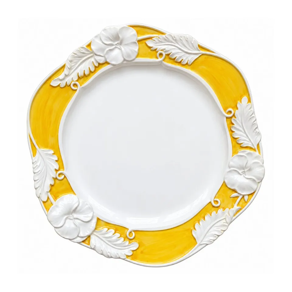 les-ottomans-greenery-grp04-platzteller-keramik-handbemalt image 1