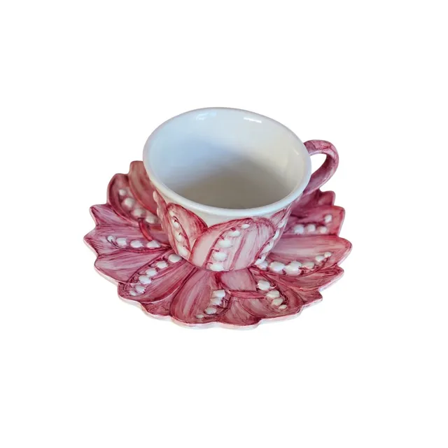 les-ottomans-lily-of-the-valley-espressotasse-mit-untertasse-keramik-rosa image 1