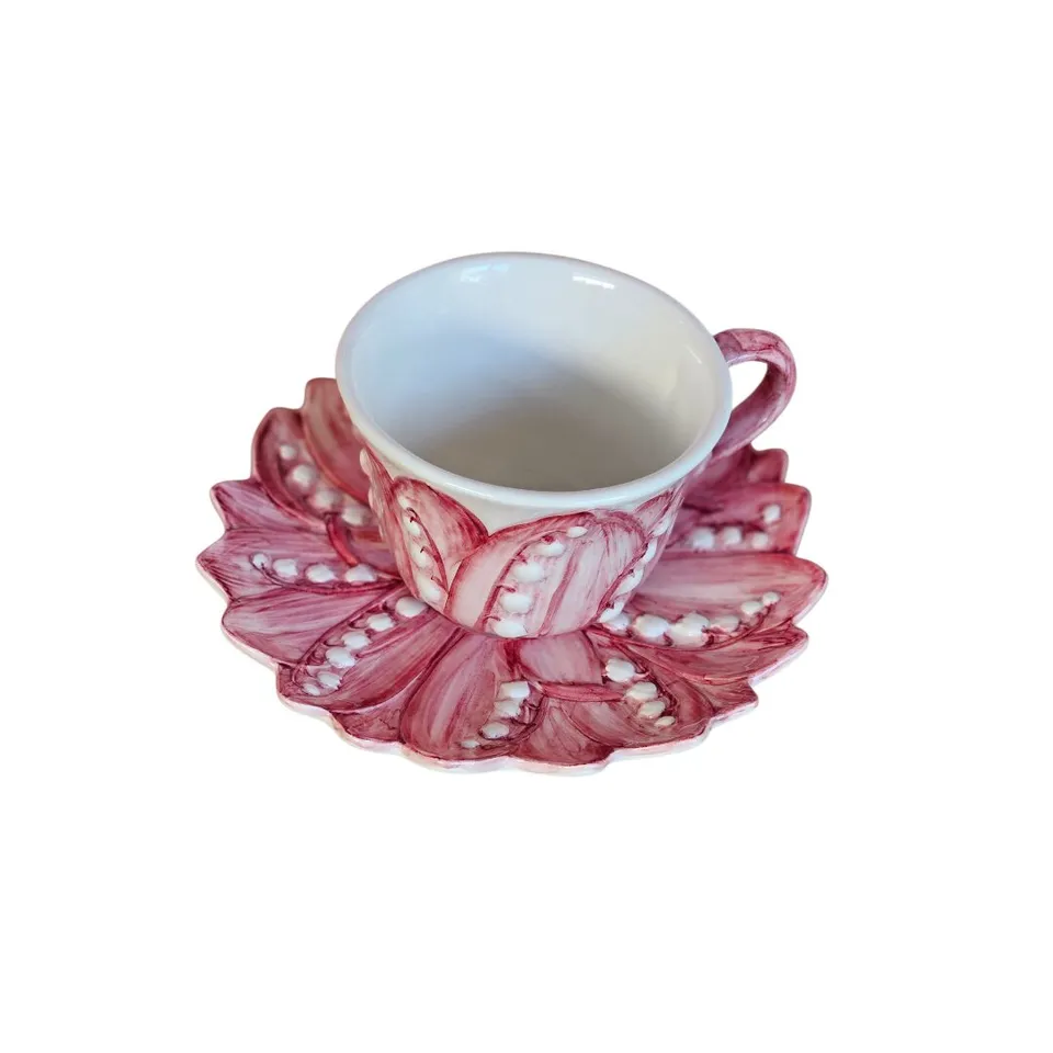 les-ottomans-lily-of-the-valley-espressotasse-mit-untertasse-keramik-rosa image 1