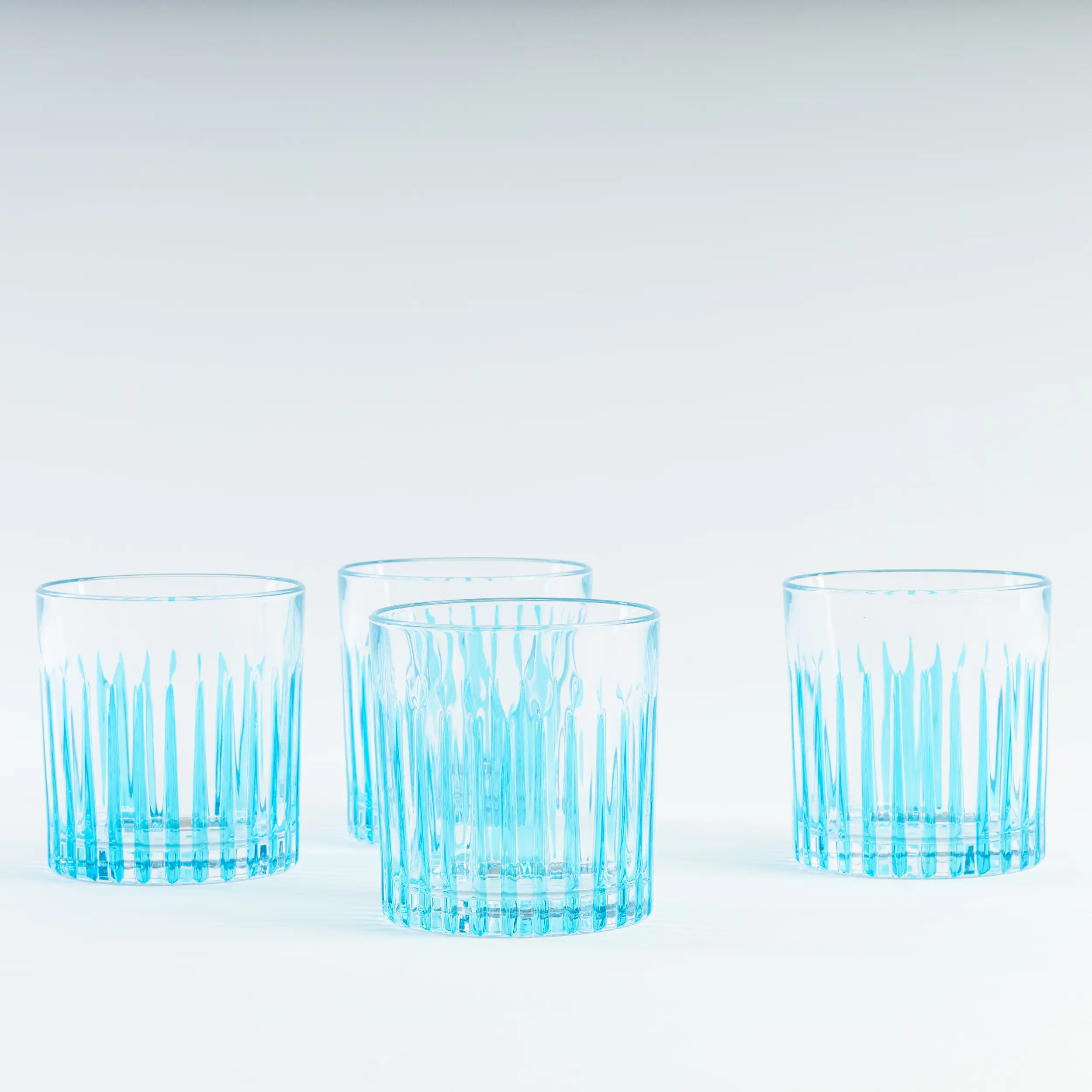les-ottomans-tumbler-aus-kristall-handbemalt-4er-set-blau image 1