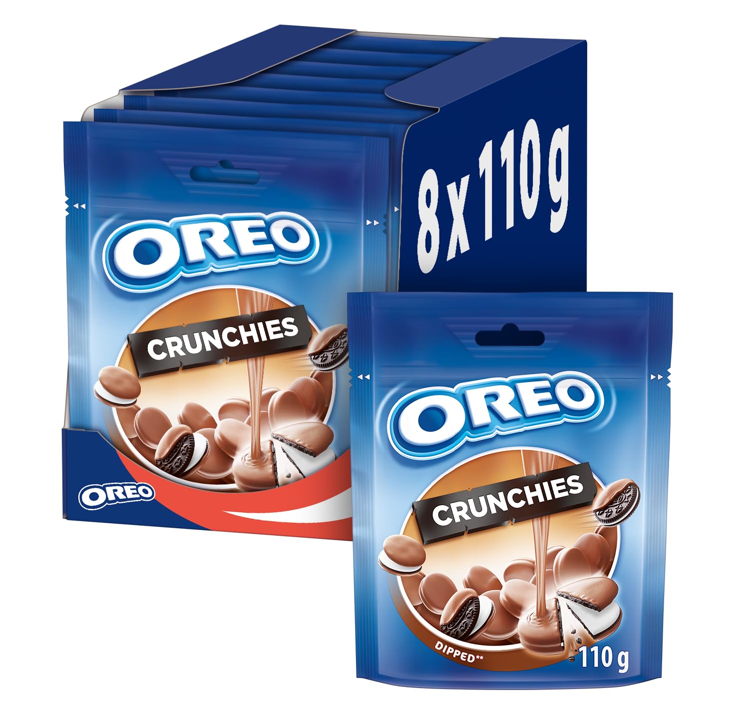 oreo-crunchies-schokoladen-dip-vanillecreme-110-g-8er-pack image 1