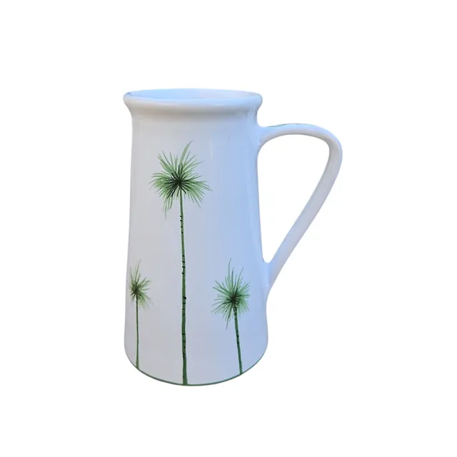 les-ottomans-palma-karaffe-aus-handbemalter-keramik image 1