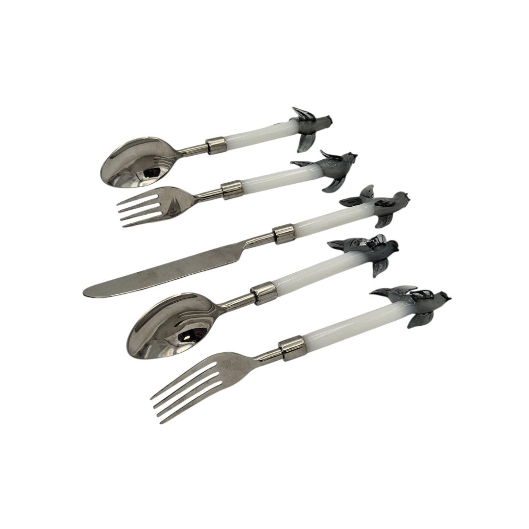 les-ottomans-besteck-set-mit-robben-glasgriff image 1