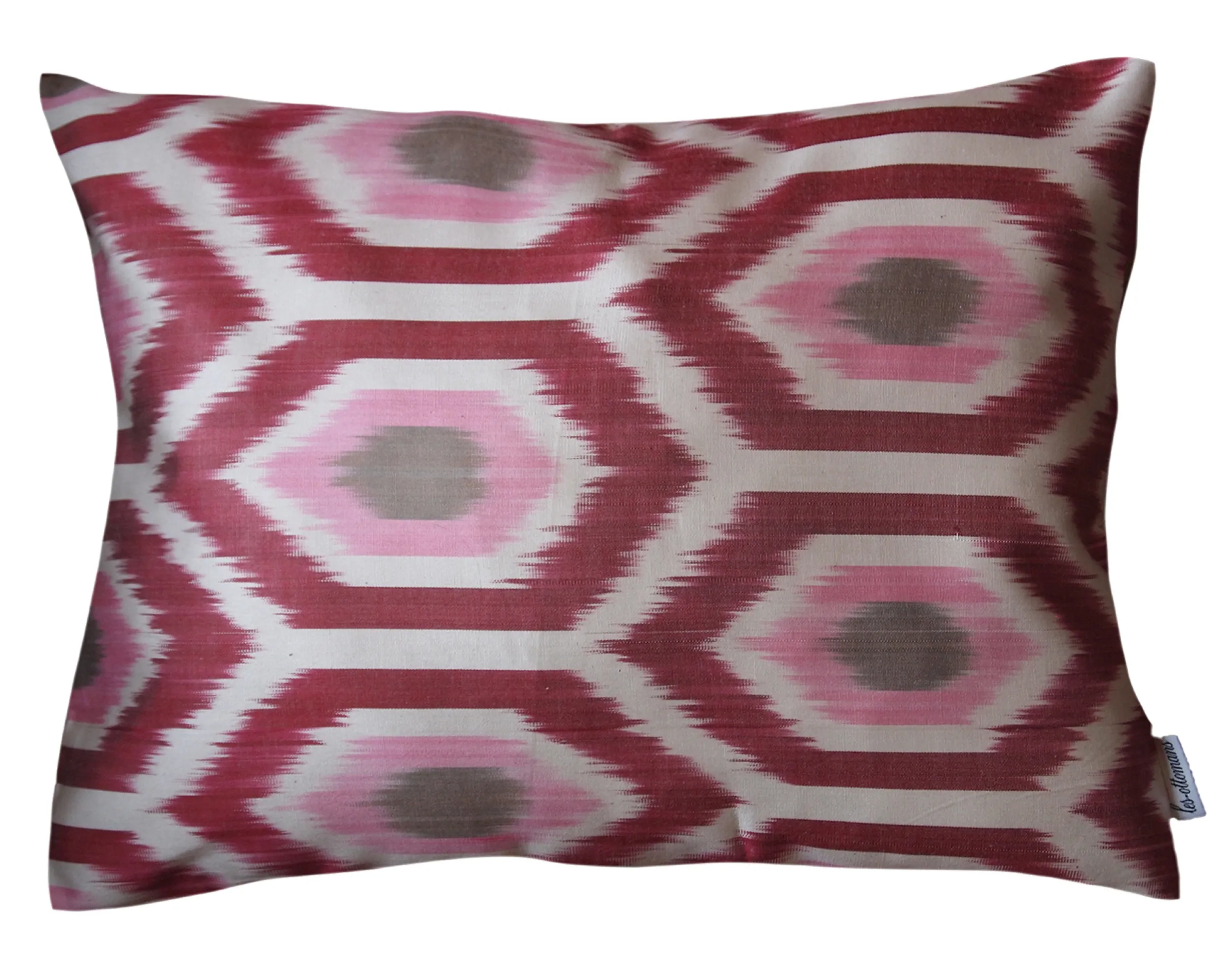 les-ottomans-kissenbezug-seide-ikat-s198 image 1