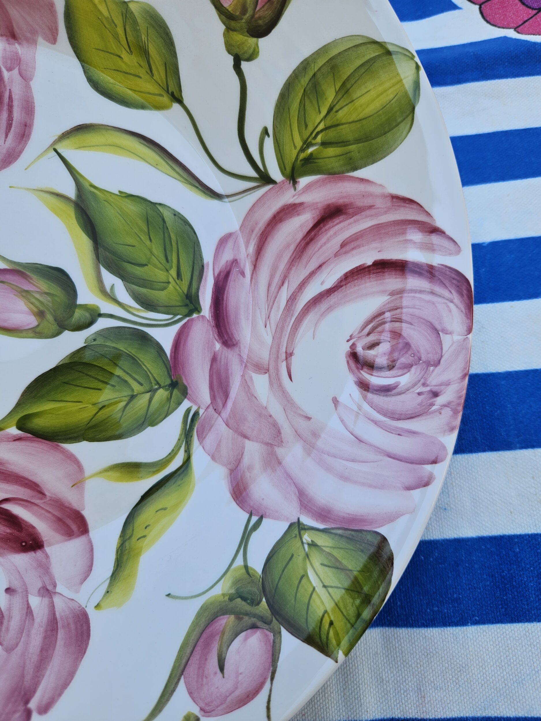 les-ottomans-insalatiera-keramikschale-handbemalt-rose image 2