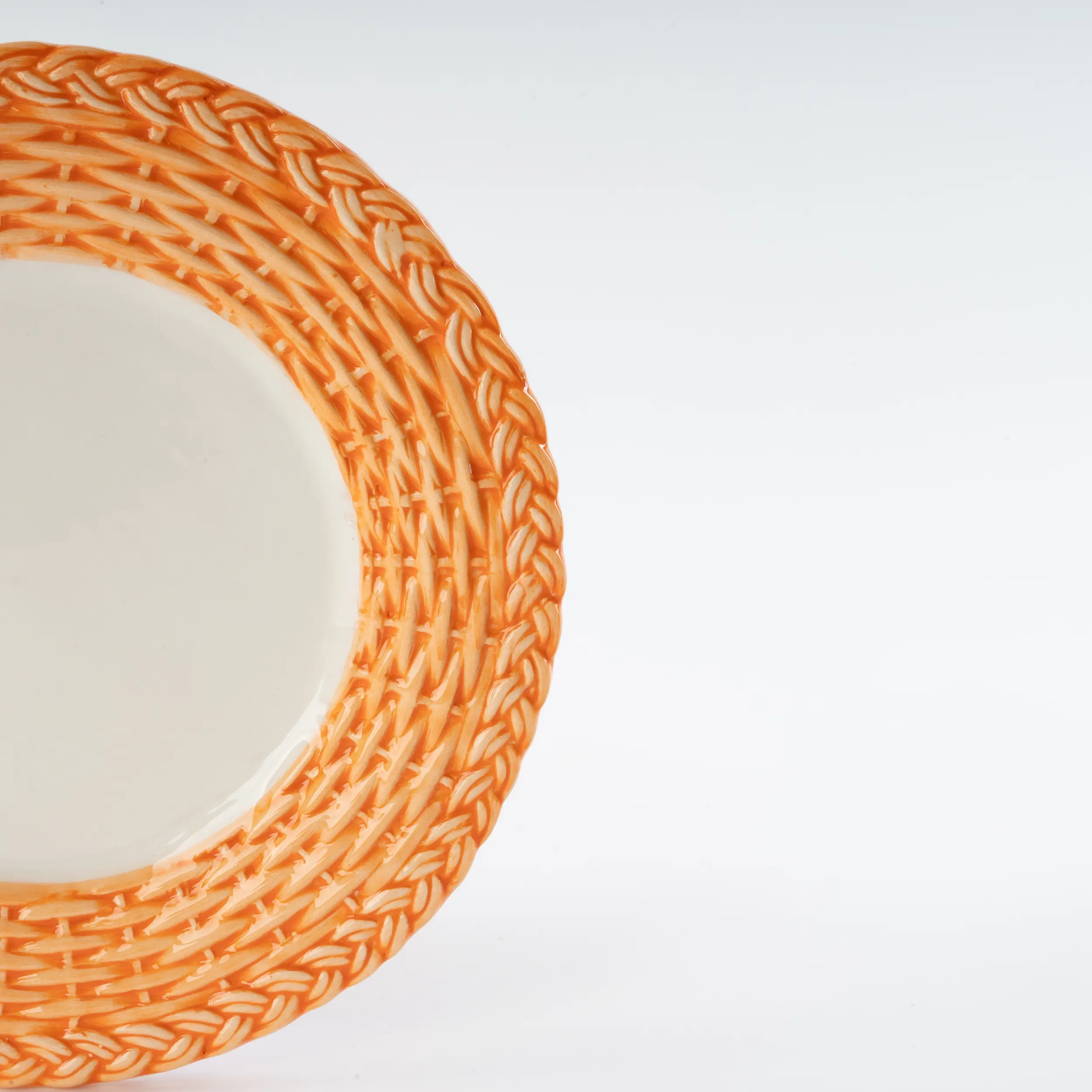 les-ottomans-dessertteller-wicker-keramik-handbemalt image 3