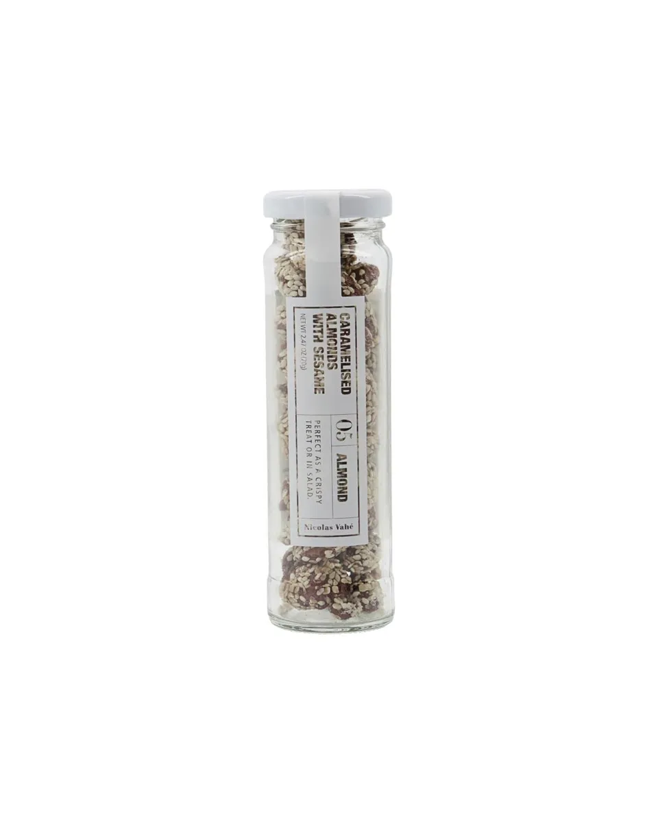 nicolas-vah-karamellisierte-mandeln-mit-sesam-70-g-gourmet-snack image 1