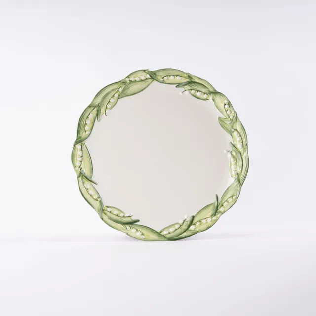 les-ottomans-lily-of-the-valley-platzteller-handbemalte-keramik image 1