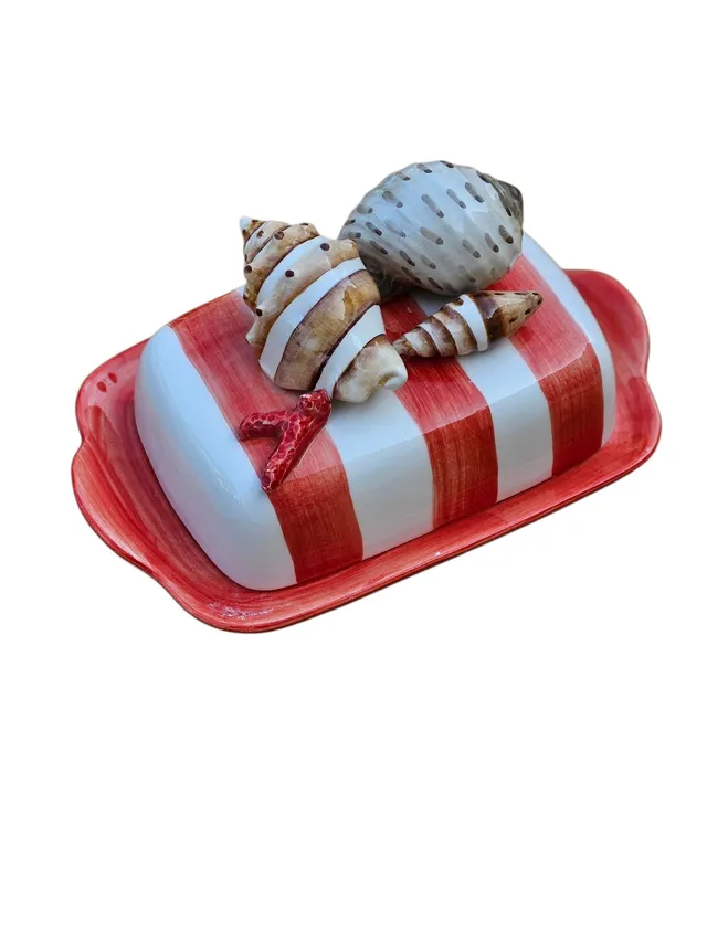 les-ottomans-butterdose-keramik-handbemalt-bu08 image 1