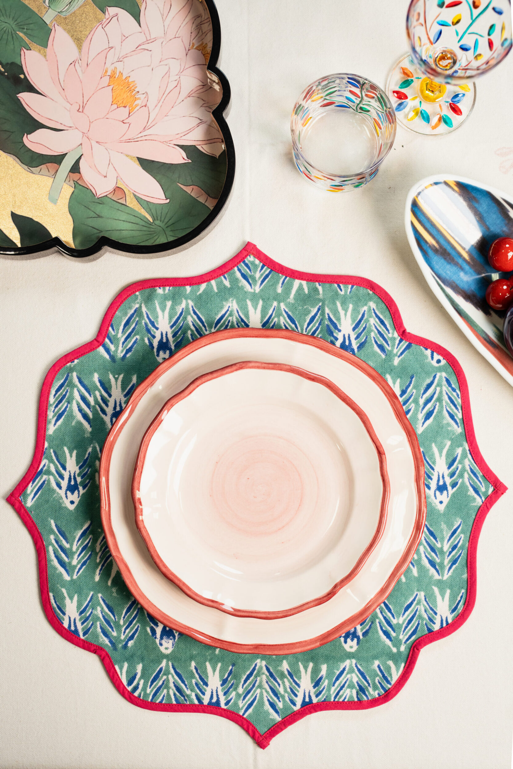 les-ottomans-iks03-tischset-aus-baumwolle-in-ikat-form image 2