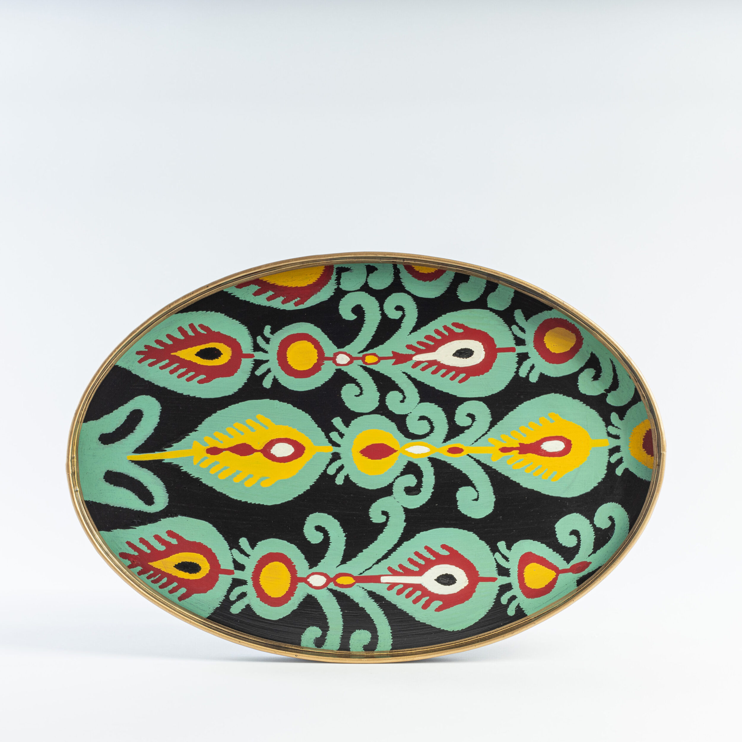 les-ottomans-ikat-it02-tablett-aus-handbemaltem-eisen image 1