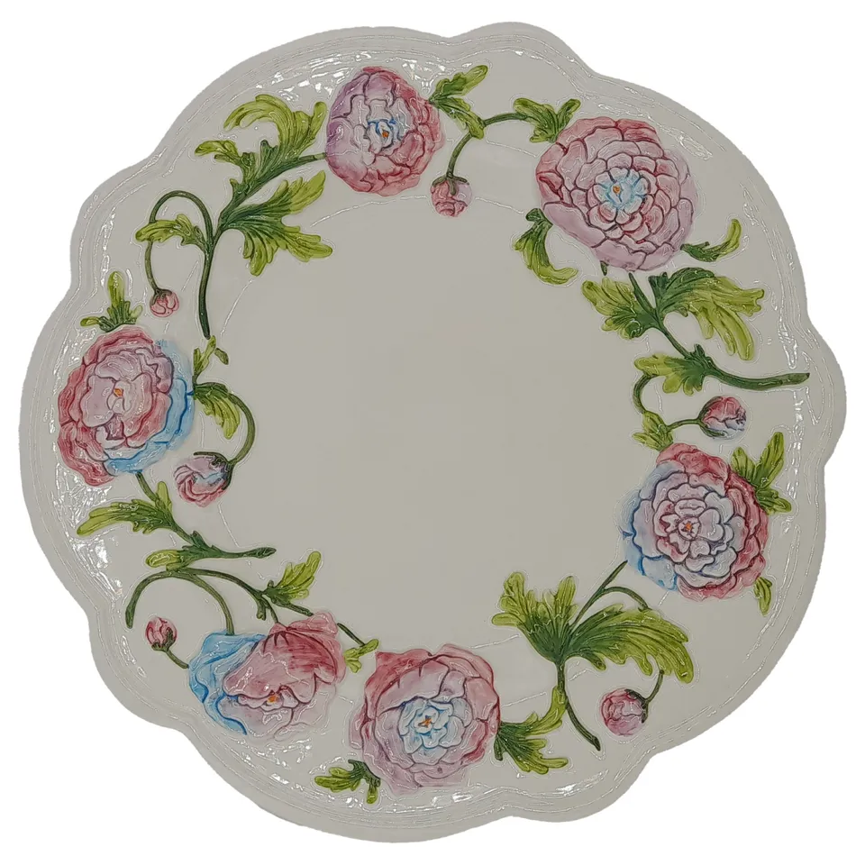 les-ottomans-ortensia-essteller-aus-handbemalter-keramik-hortensie image 1