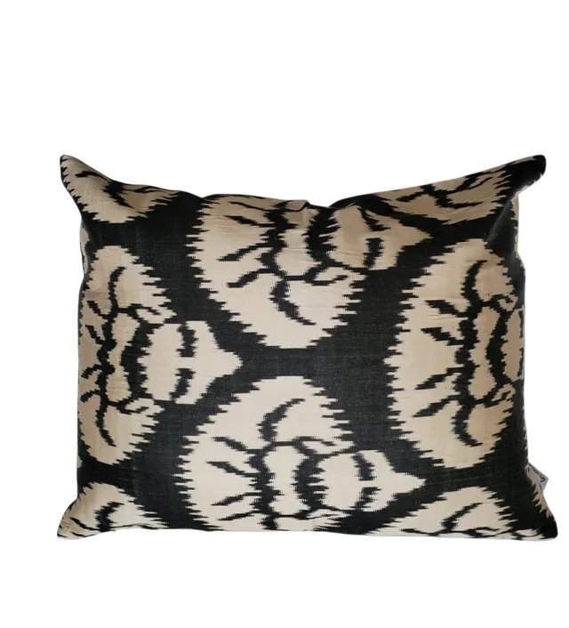 les-ottomans-ikat-double-face-kissenbezug-aus-seide image 1