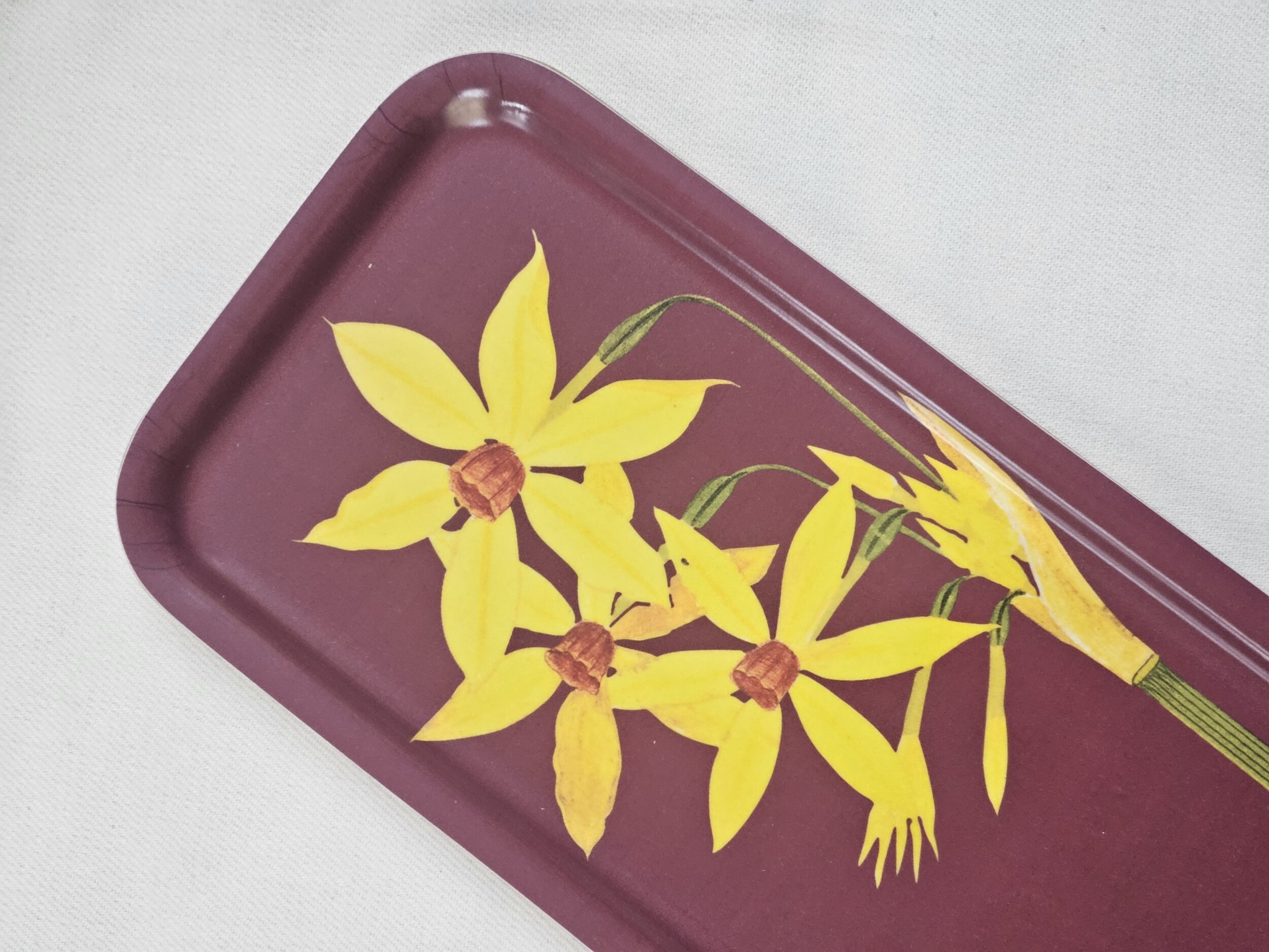 les-ottomans-tablett-aus-holz-fiore-giallo image 1