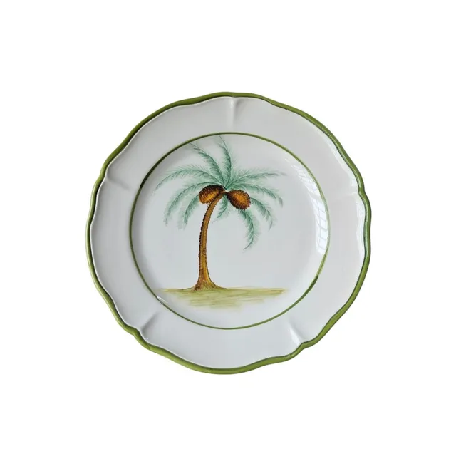les-ottomans-teller-ttr01-handbemalter-speiseteller-baum-motiv image 1