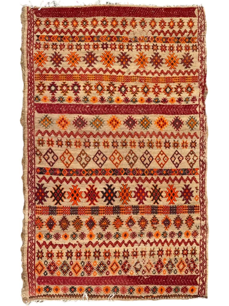 les-ottomans-handmade-vintage-mauritanian-mats-strohmatte image 1