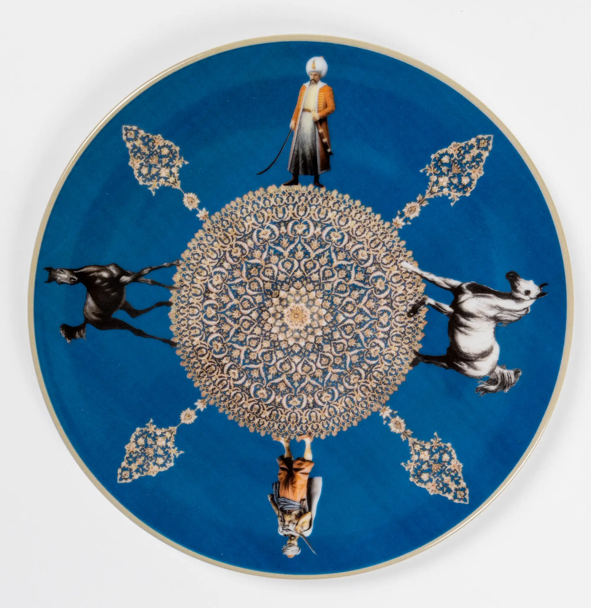 les-ottomans-costantinopoli-porzellan-speiseteller-vito-nesta-2 image 1